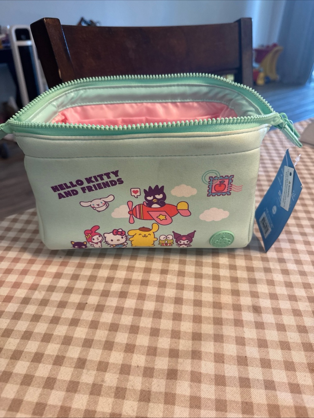 Hello Kitty and Friends Mint Cosmetic Pouch